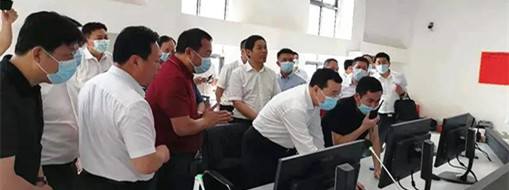 湖北省委常委、省委統(tǒng)戰(zhàn)部部長爾肯江·吐拉洪一行到大垸子泵站項(xiàng)目檢查指導(dǎo)工作